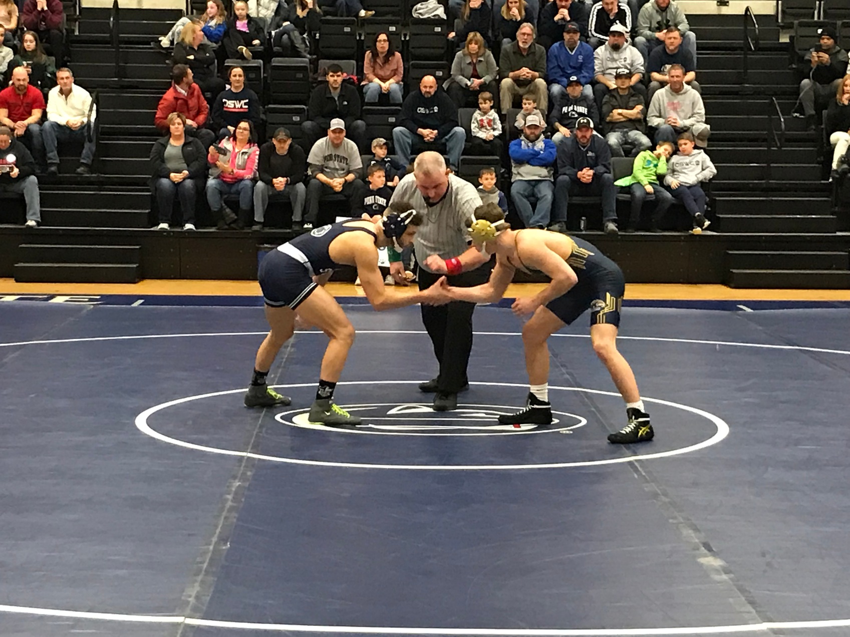 Seniors honored in strong team win by Roaring Lions wrestling