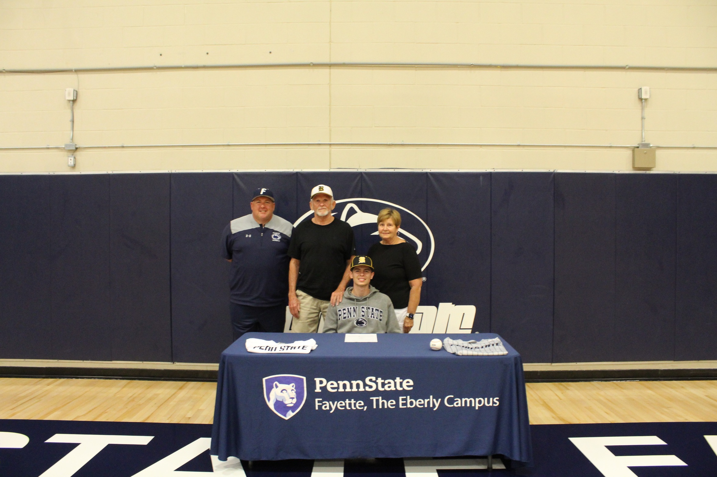 Wible Signs with Fayette Baseball